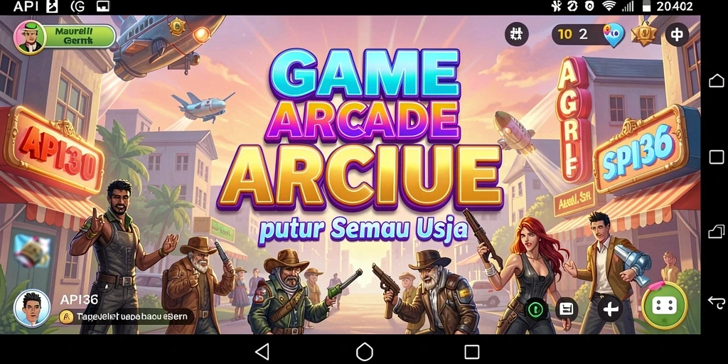 Tampilan menarik dari gameplay API36 yang seru dan penuh warna.