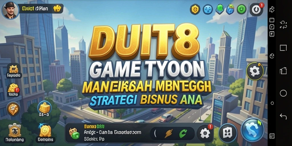 Tampilan gameplay memukau dari DUIT8 yang penuh strategi Tycoon.