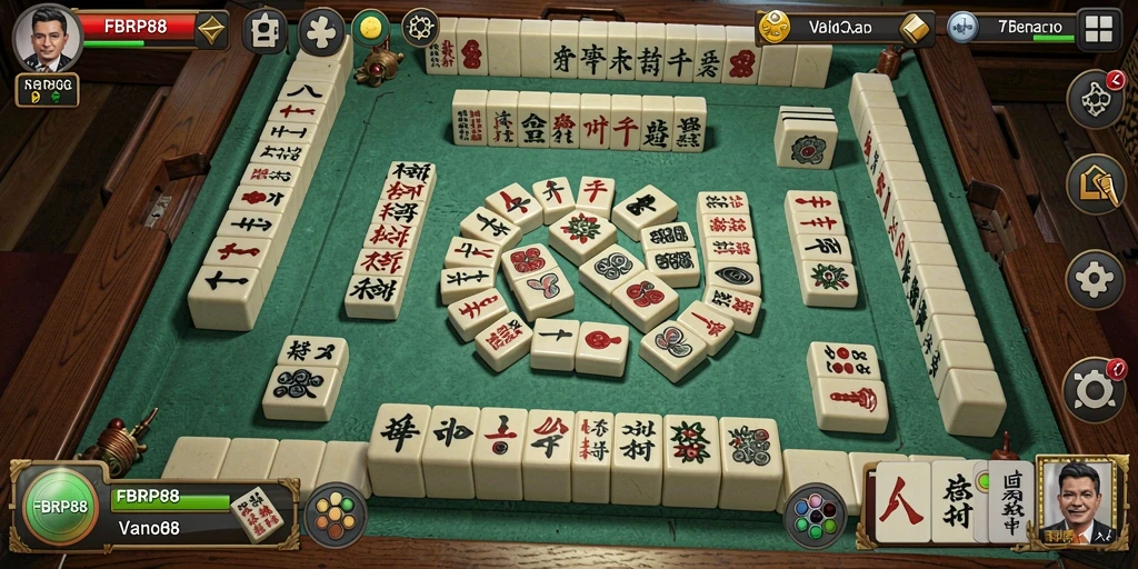 Tampilan menarik dalam permainan Mahjong FBRP88.