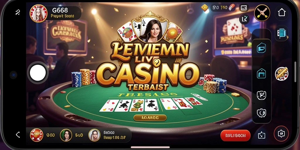 G668 menampilkan gameplay Live Casino yang mendebarkan dan interaktif.