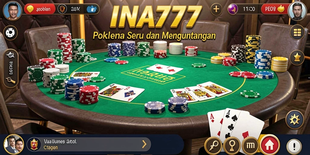 Tampilan gameplay utama dari INA777 yang seru dan interaktif.