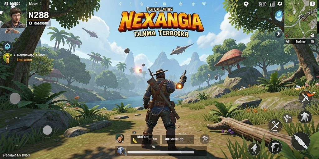 Gameplay NEX288 menampilkan momen eksplorasi yang menarik dan bebas.