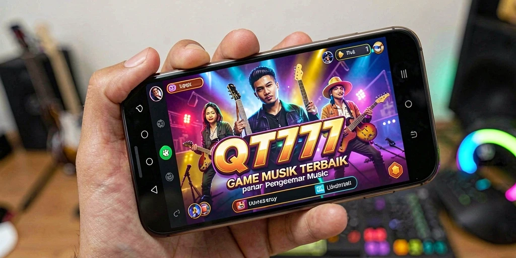 Tampilan gameplay QT777 yang menarik dengan alunan musik yang meriah.