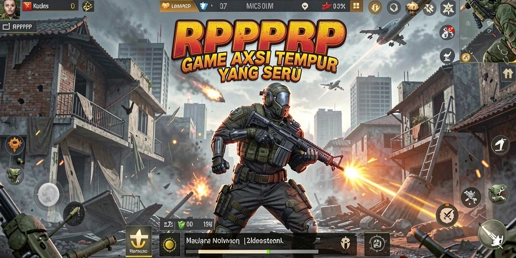 Gameplay seru RPRPRP dalam aksi tempur TPS.