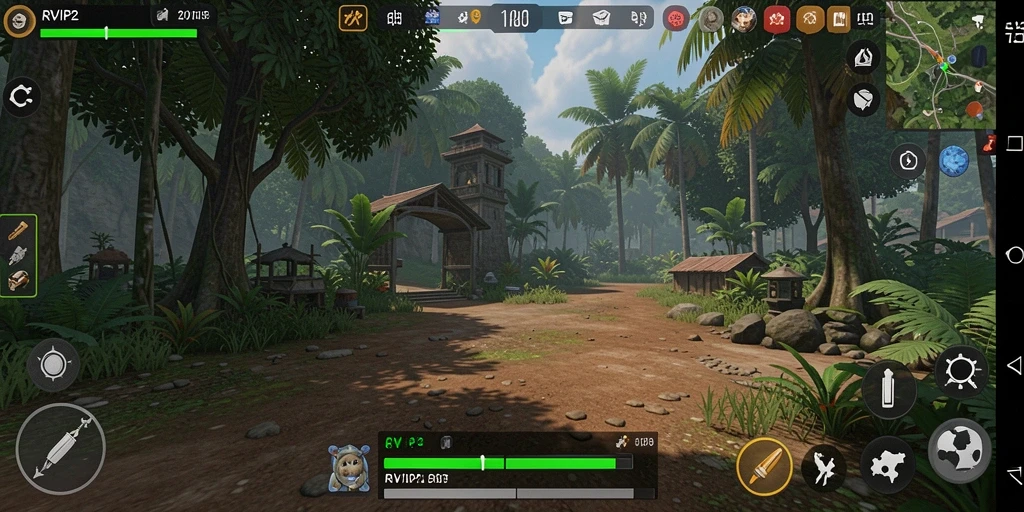 Tampilan gameplay RVIP2 yang seru dan interaktif dalam simulasi kehidupan.