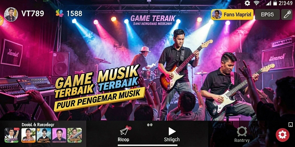 Tangkap momen seru bermain VT789 dengan lagu-lagu menarik.