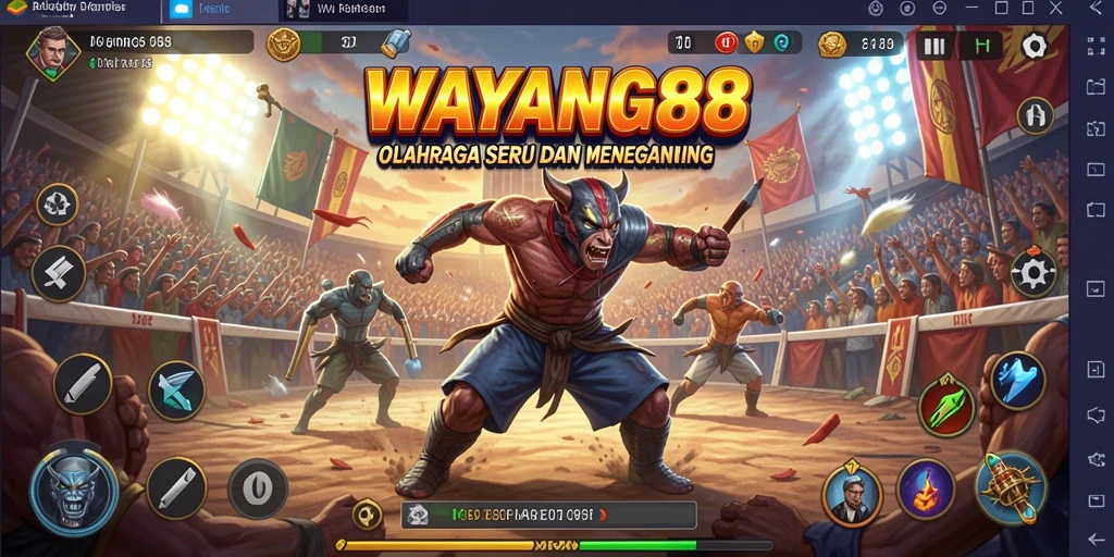 Tangkapan layar utama WAYANG88 menunjukkan aksi seru dalam pertandingan olahraga.